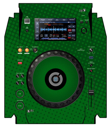 Pioneer DJ XDJ 1000 Skin Gradienter Green